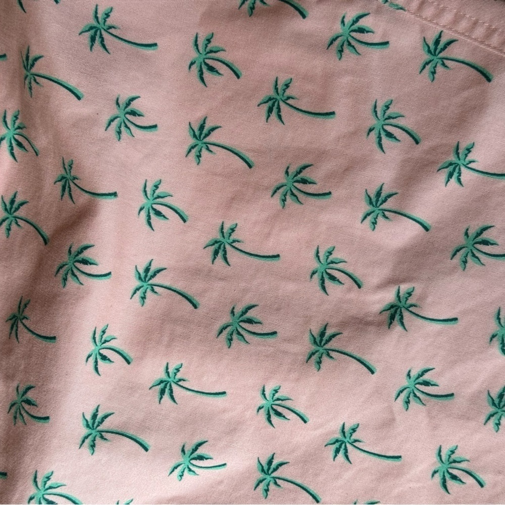 Bixby Pink and Green Patterned Shorts 35/7 - Picture 4 of 5